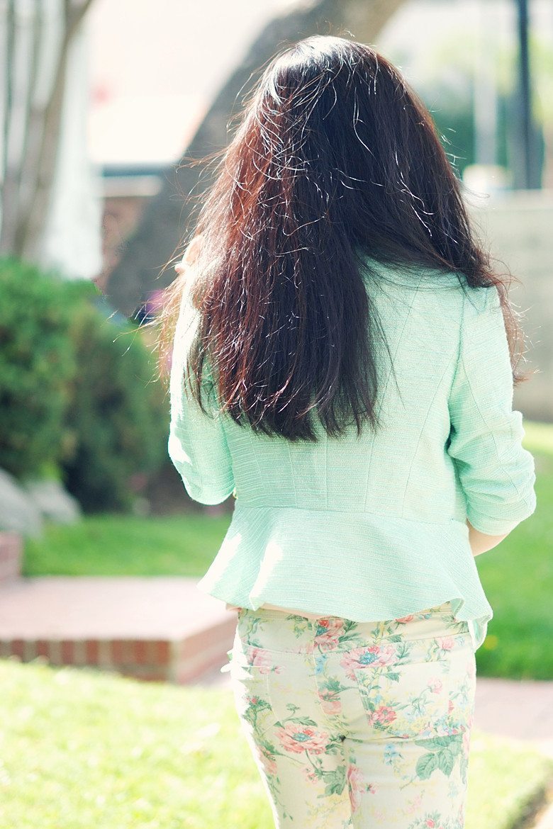 Peplum Jacket and Floral Jeans_3
