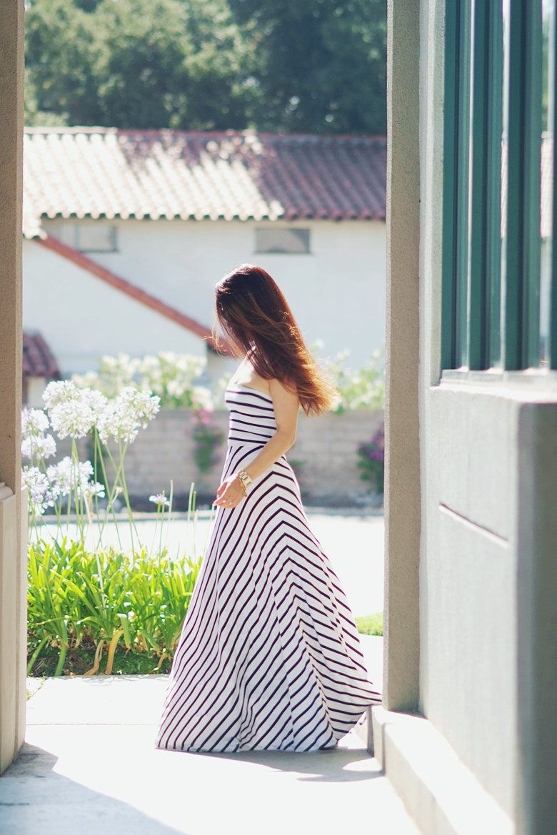 Bebe Striped Maxi Dress_3