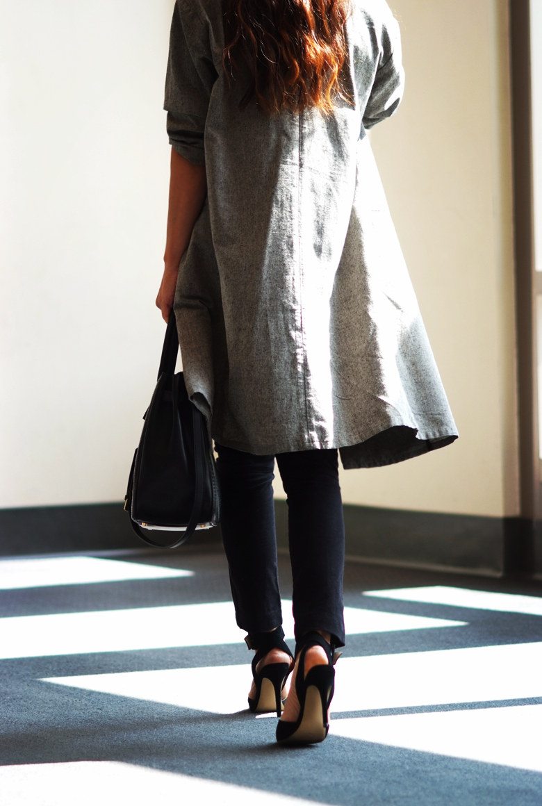 HallieDaily Gray Oversized Long Jacket_2