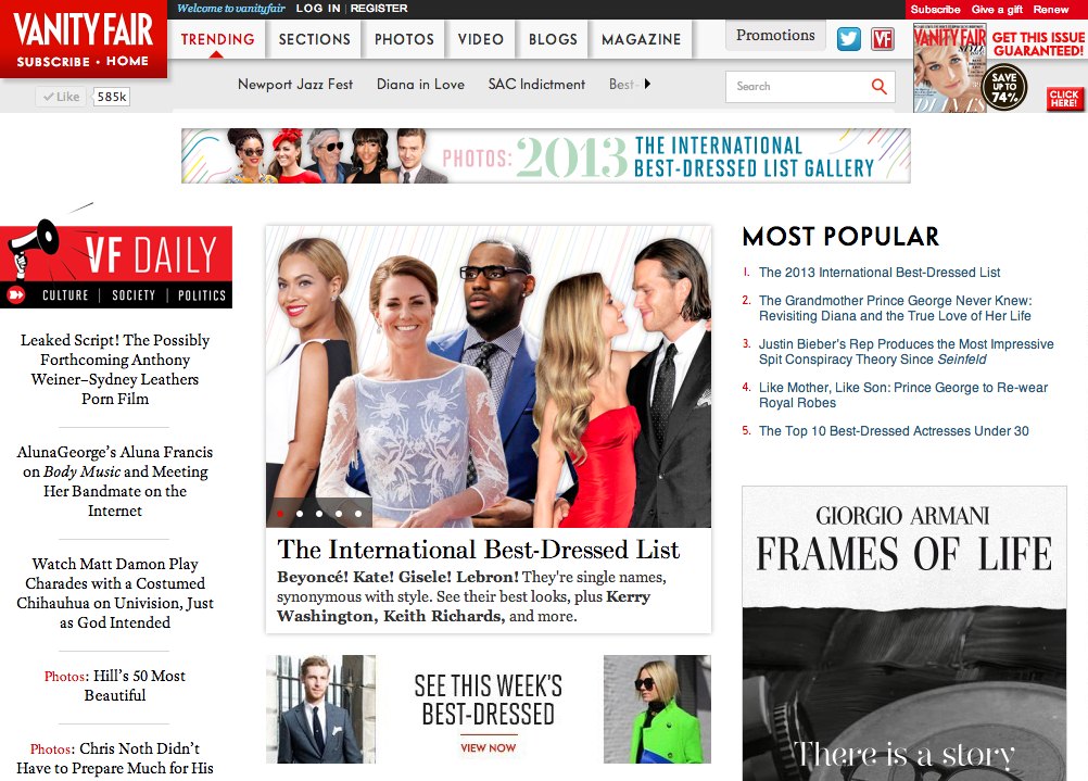 Vanity Fair 2013 Best Dressed List --Hallie Swanson2