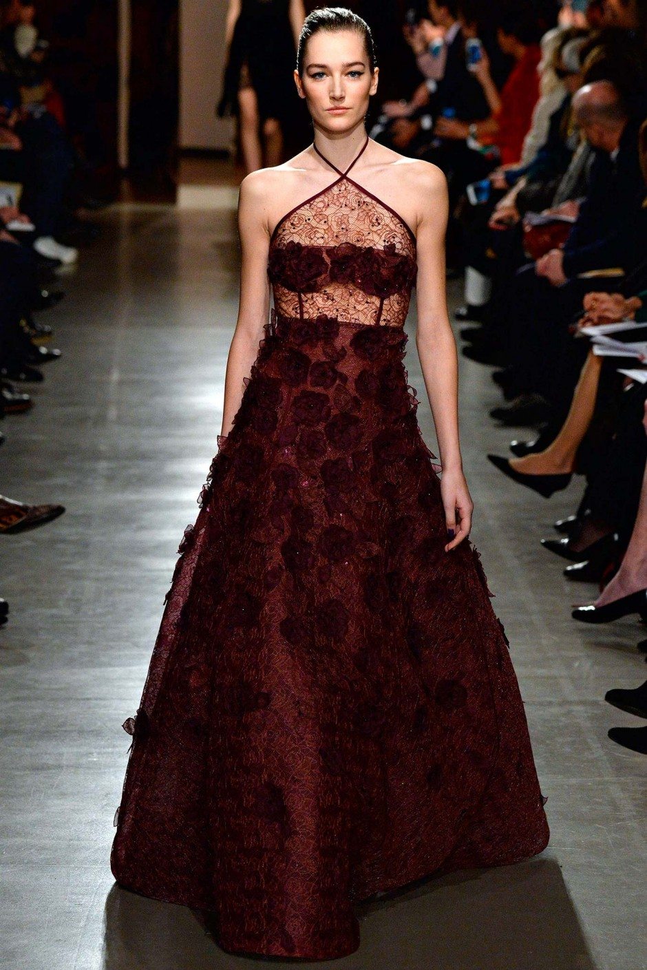 Oscars 2015- sienna-Oscar de la Renta Dress