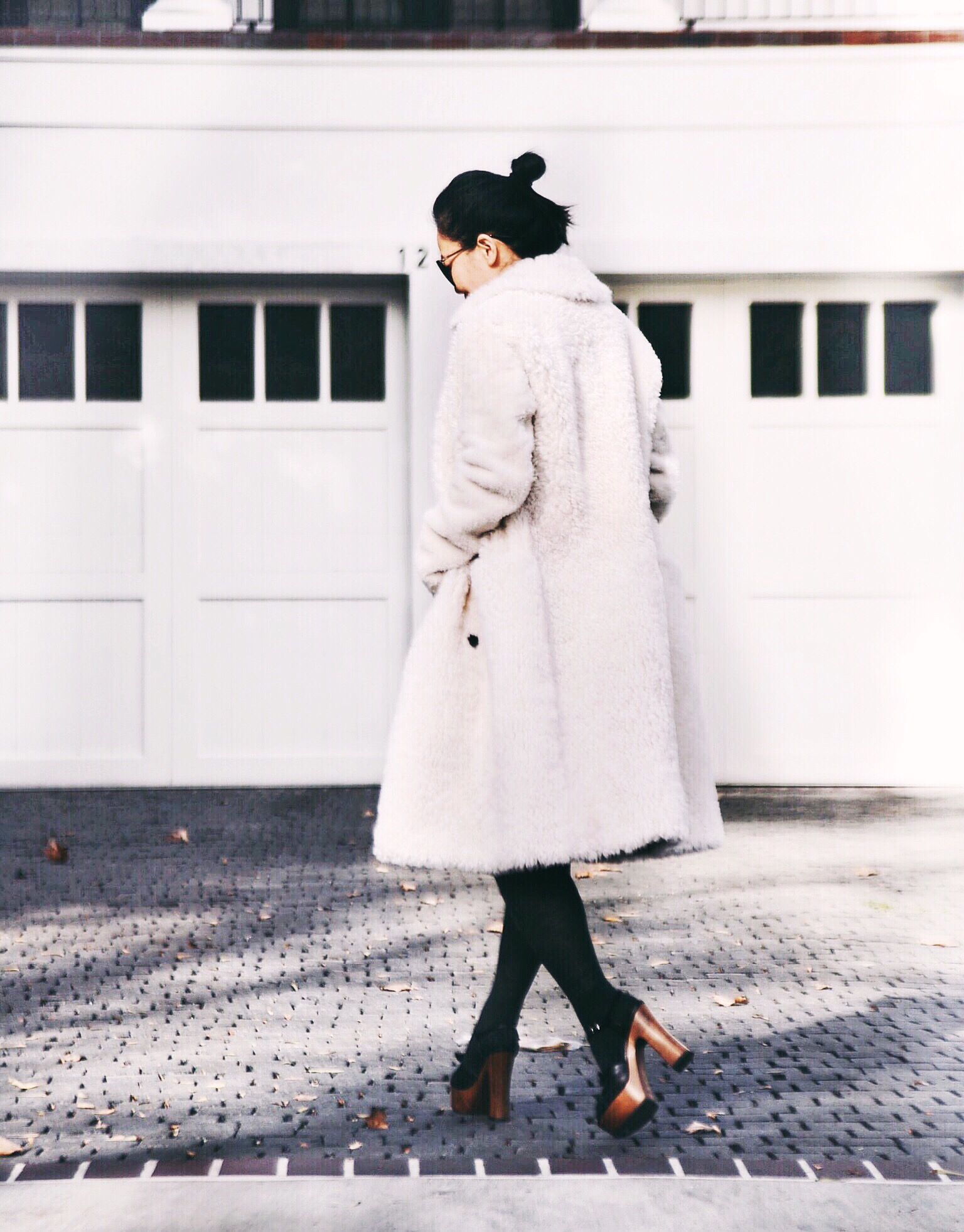 Shearling Coat, via: HallieDaily