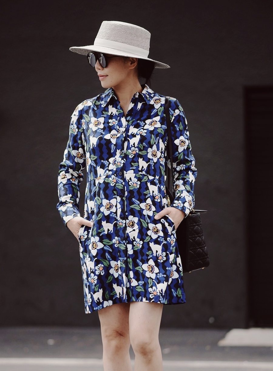 How to Wear a Shirt Dress, From Everyday Basic Wear, to Fashionista Street Style Look, via: HallieDaily