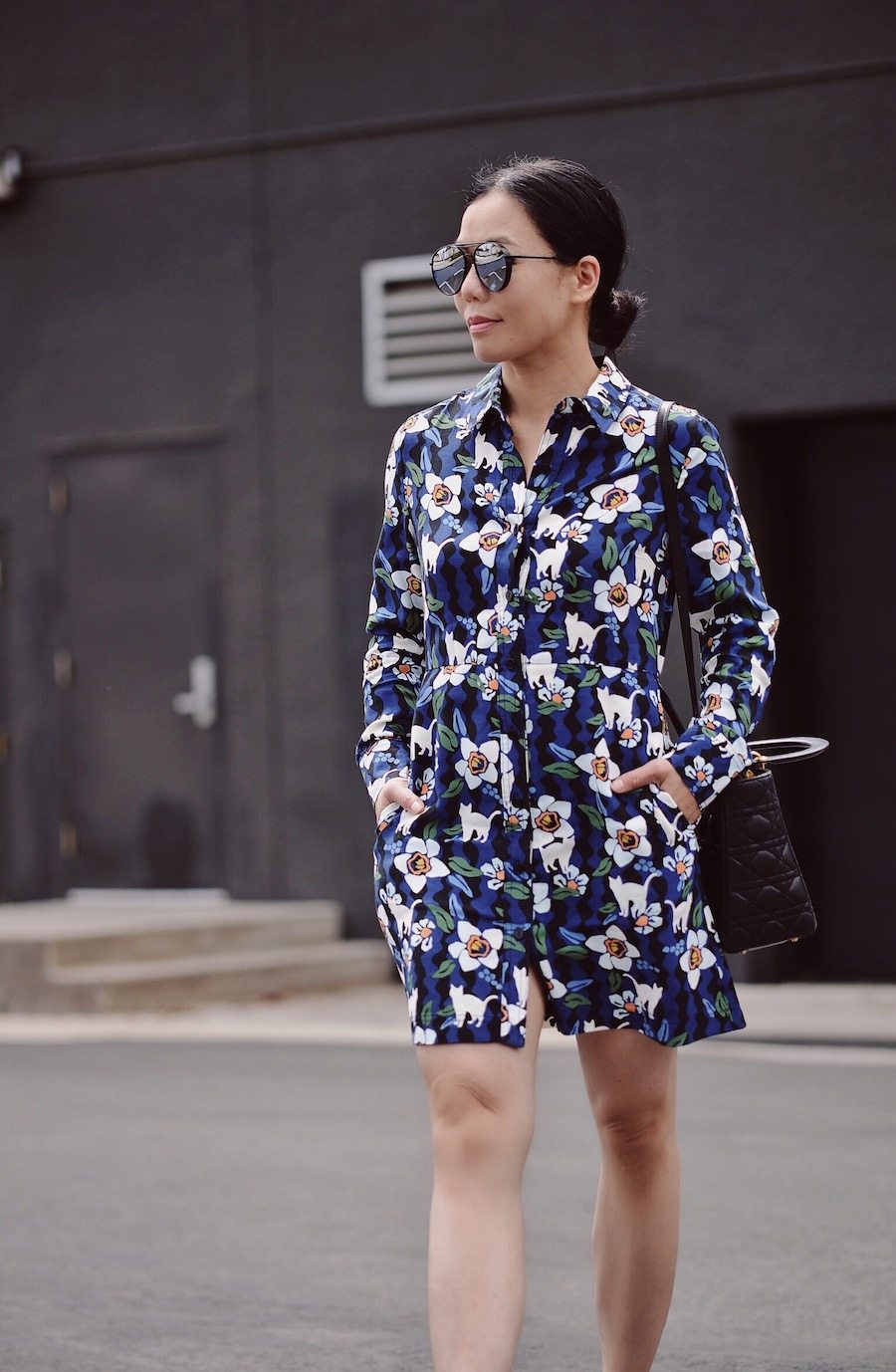 How to Wear a Shirt Dress, From Everyday Basic Wear, to Fashionista Street Style Look, via: HallieDaily