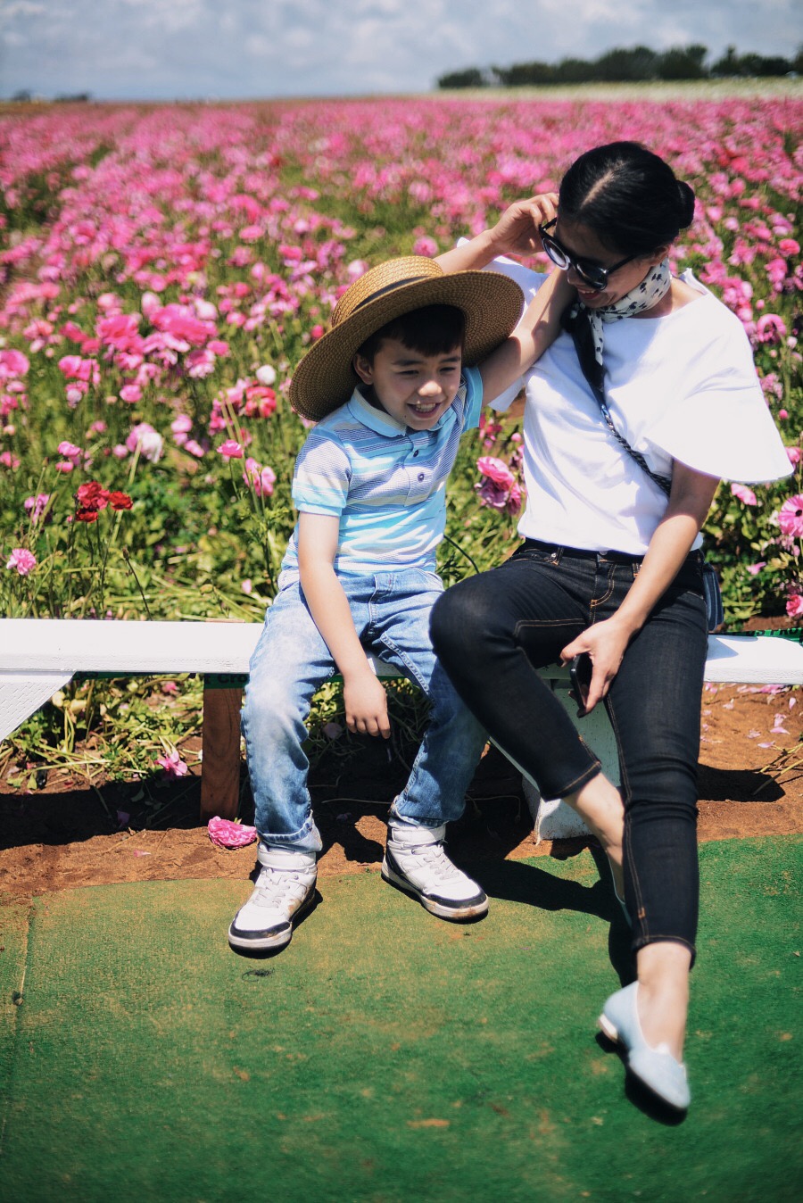 Happy Mother's Day in The Flower Field, via: HallieDaily