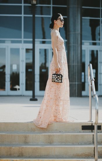 Elegance, OOTD, Lace, Maxi Dress, via: HallieDaily