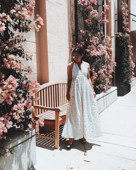 HallieDaily, Street Style, Outfit, Maxi Skirt, Lace Dress, Summer Style