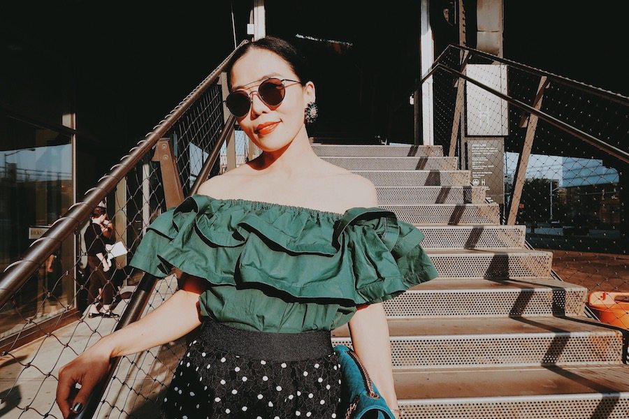 NYFW Street Style, SS 2017, Ruffle & Lace, HallieDaily