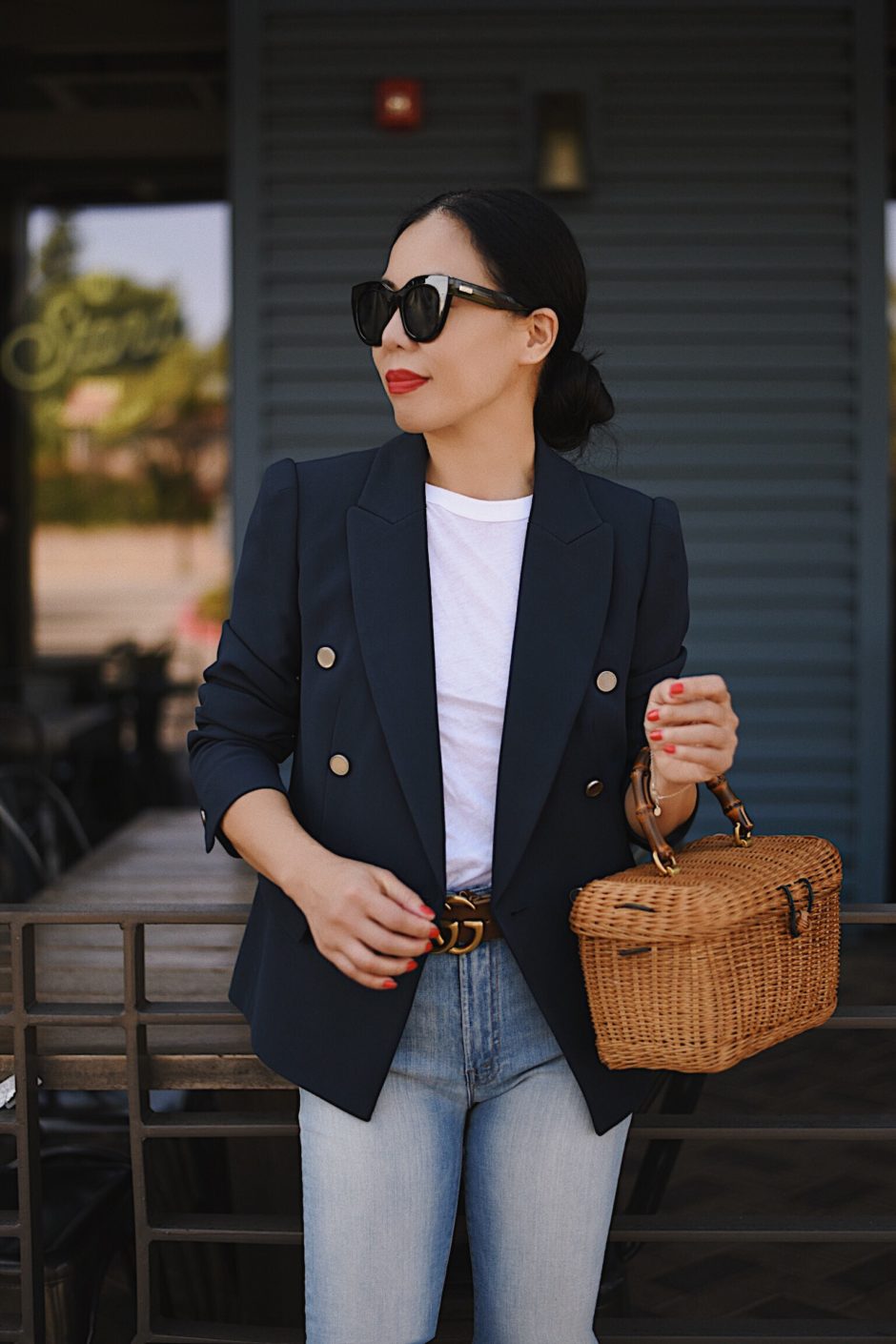 Classic Blazer in Navy main image 0