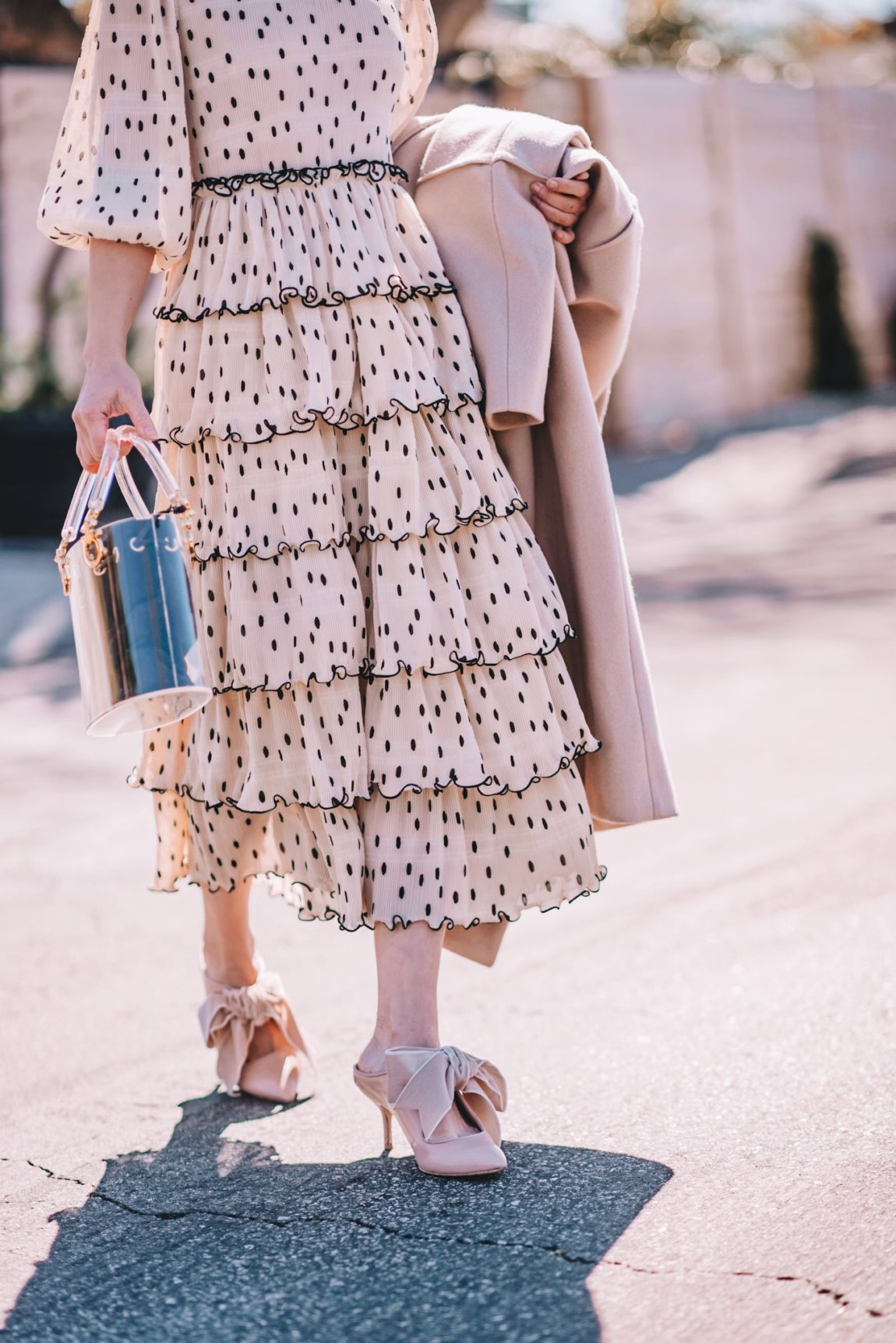 Polka Dot Dress & Dior Headband