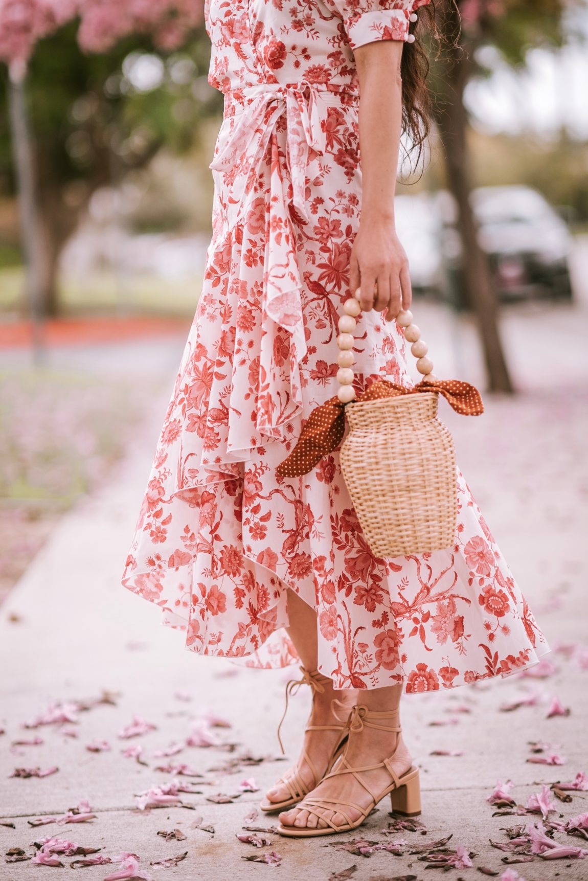 Favorite Spring Floral Dress & Accessories | Hallie Daily