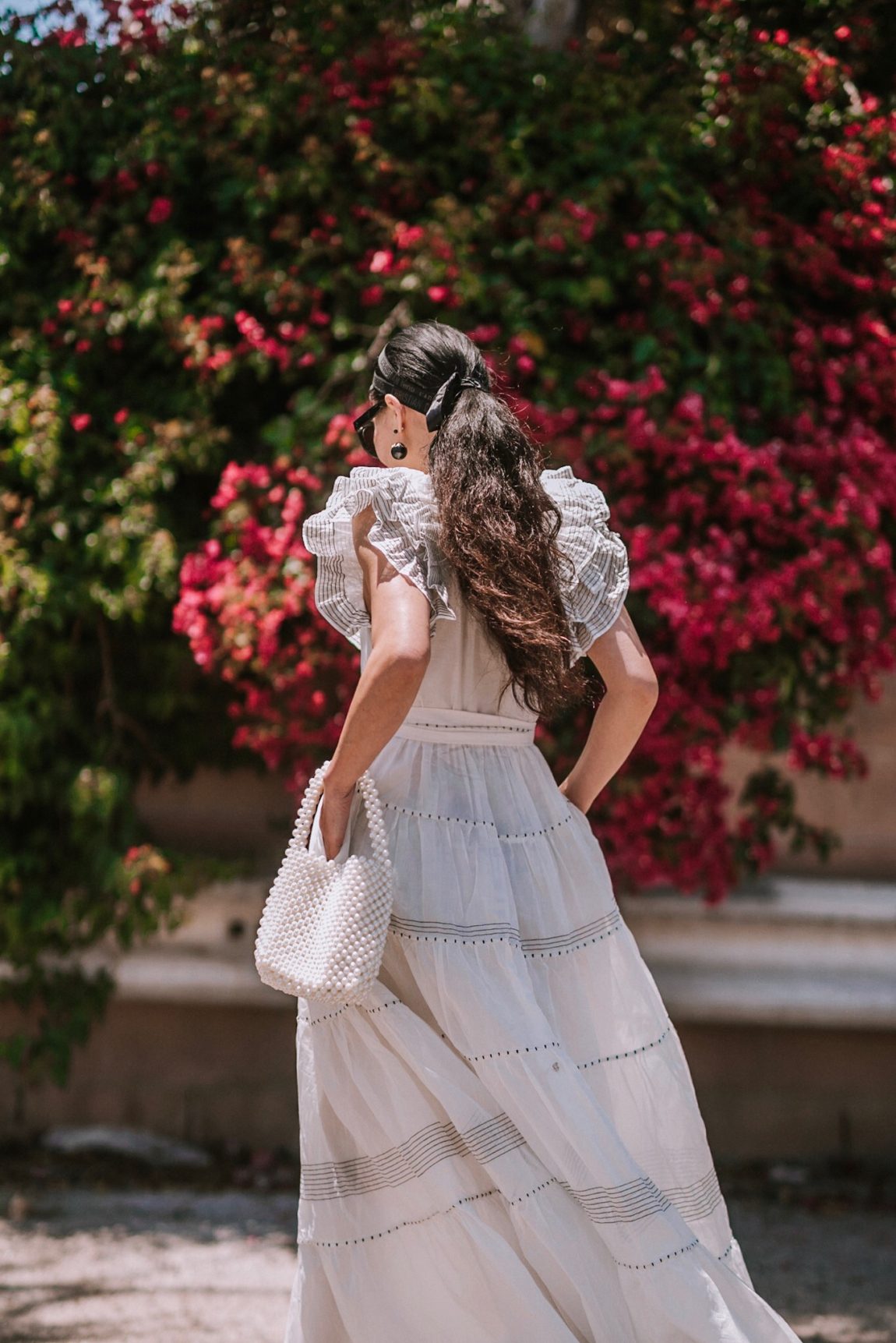 Modern Romantic Ruffle Dress | Hallie Daily