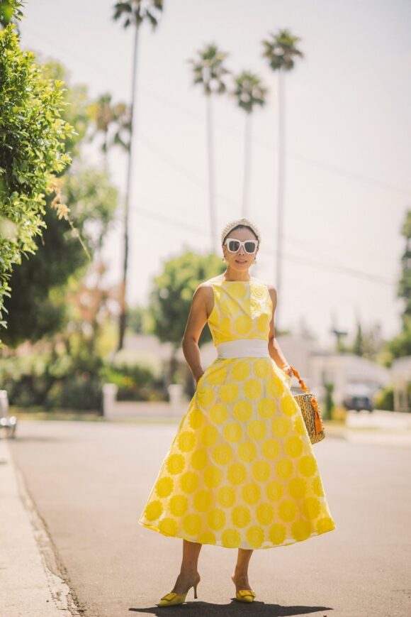 Sunshine Yellow: Pearl by Lela Rose | Hallie Daily