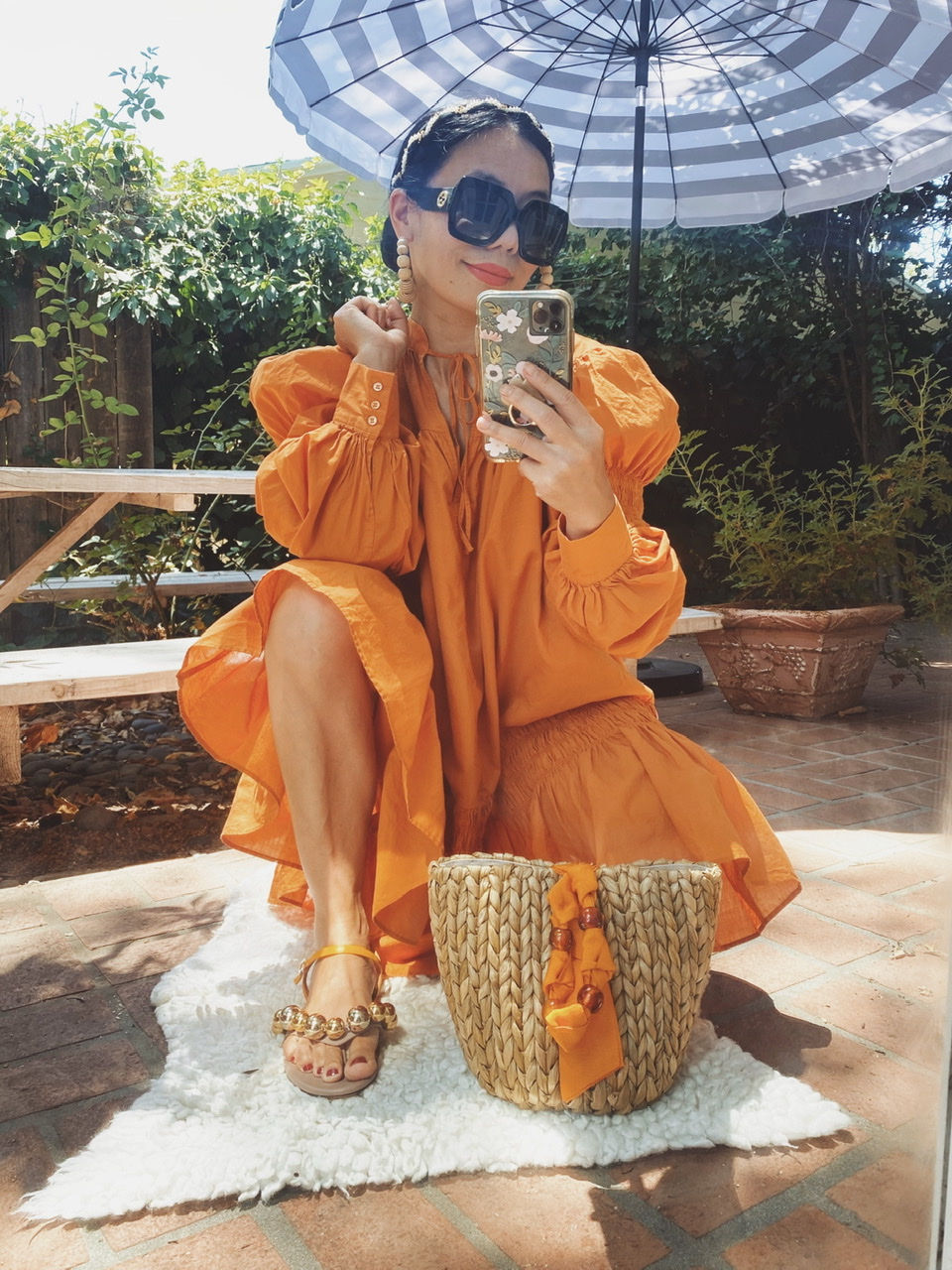 Summer Orange Tunic
