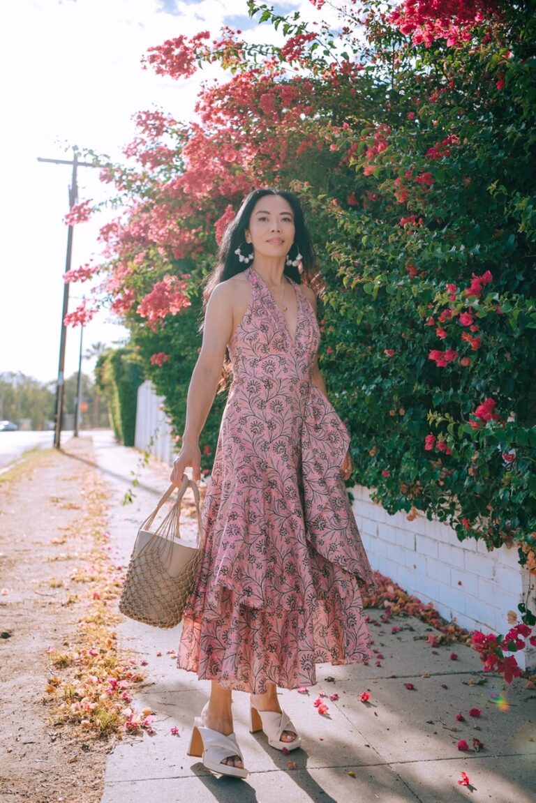 How to Style A Floral Dress | HallieDaily