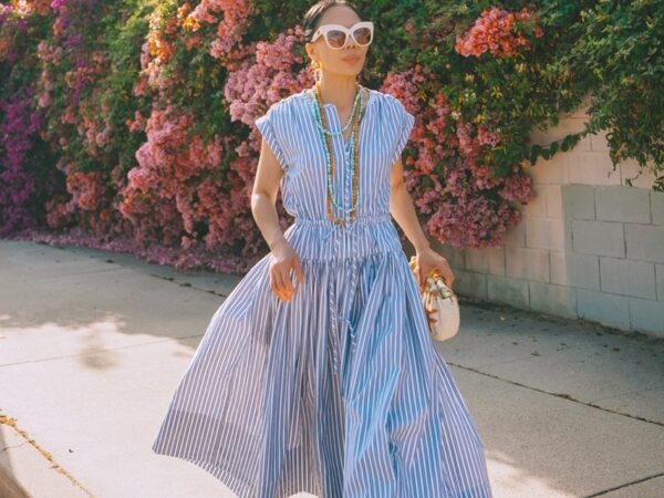 Striped Cotton Dress