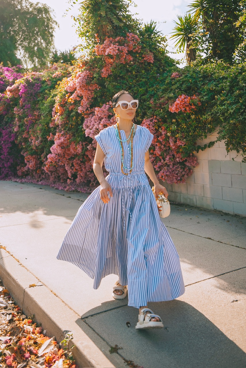 Striped Cotton Dress