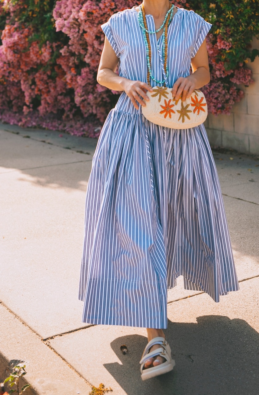 Striped Cotton Dress