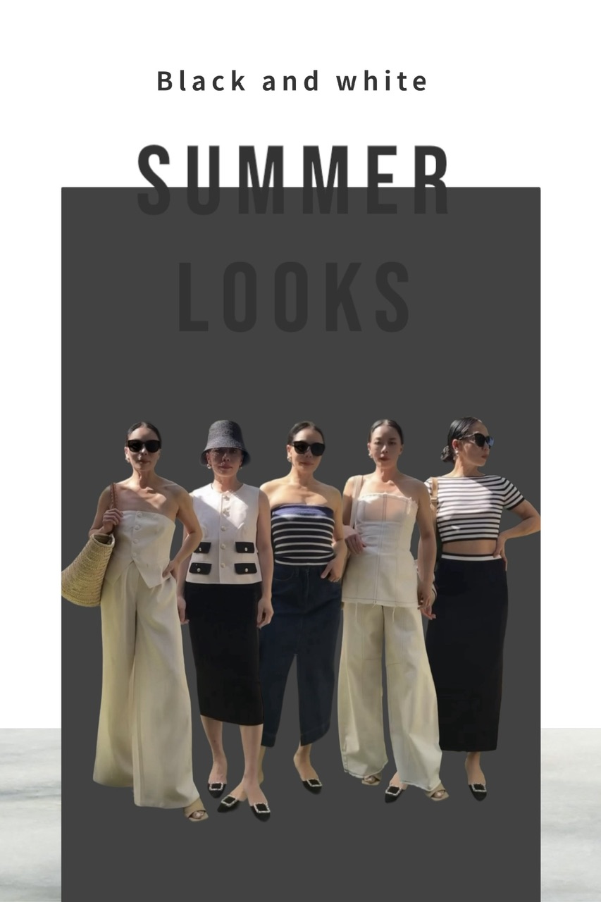 5 Summer Looks in Black & White