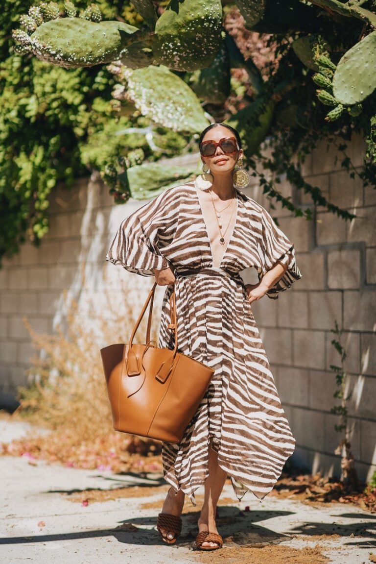 Summer Light-weight dress in Animal Print