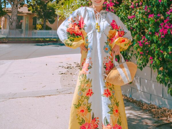 Linen Dress, Summer Dress, Floral Print, Summer Style