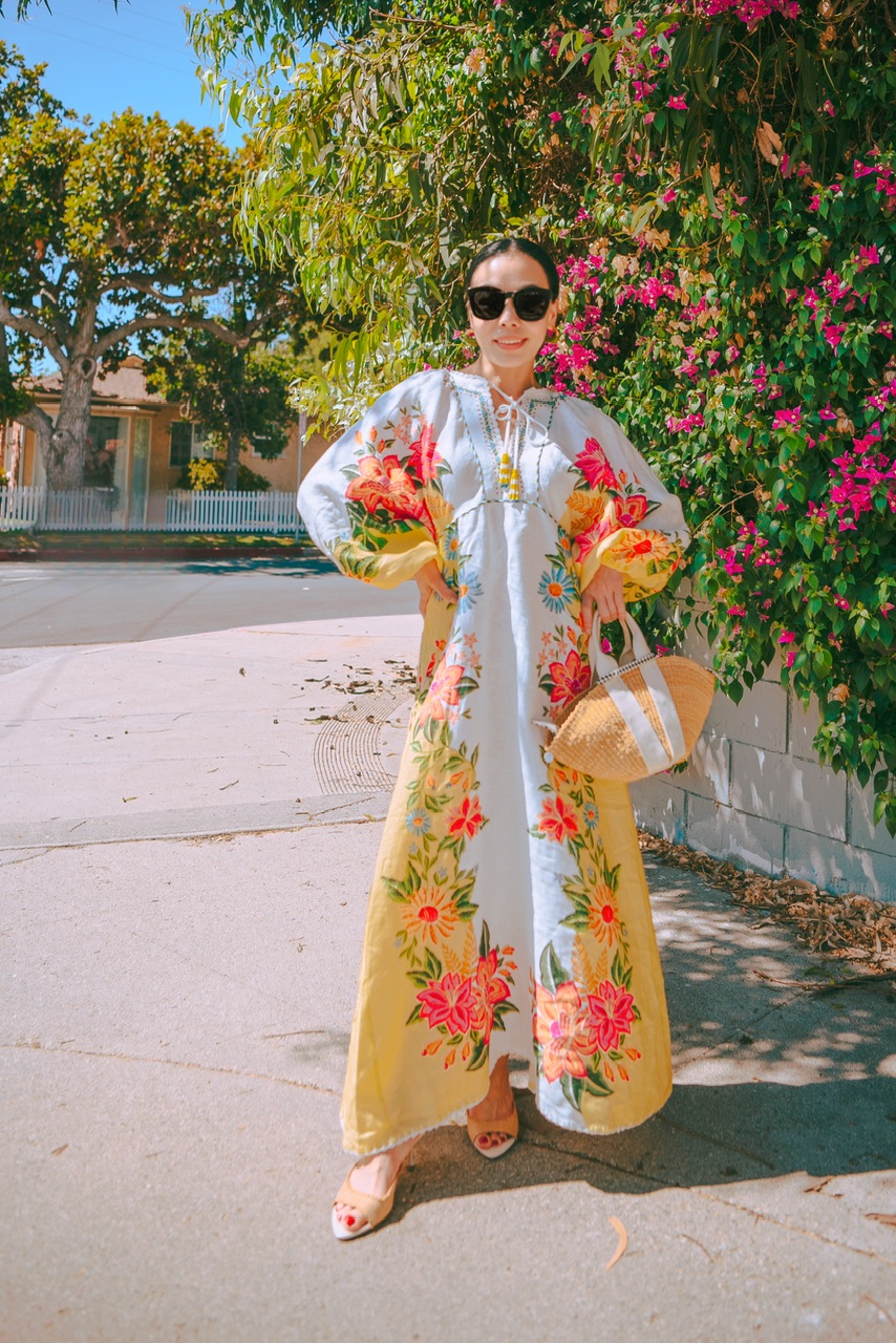 Linen Dress, Summer Dress, Floral Print, Summer Style