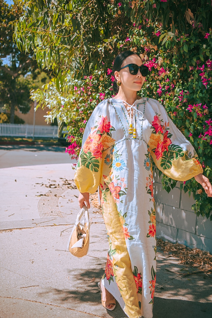 Linen Dress, Summer Dress, Floral Print, Summer Style