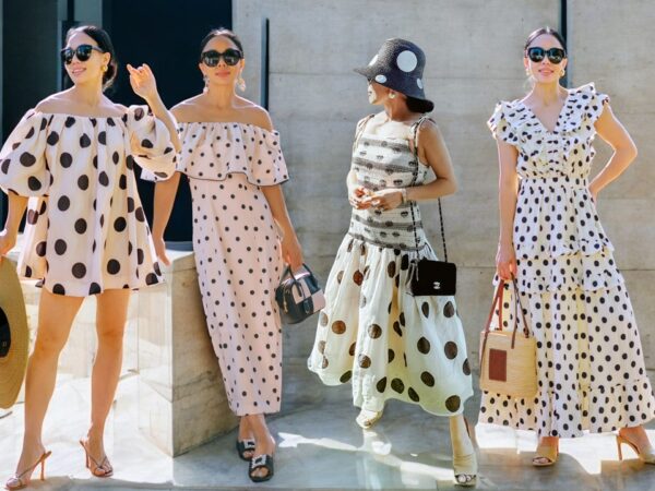 4 timeless polka dot dresses to wear this season & beyond