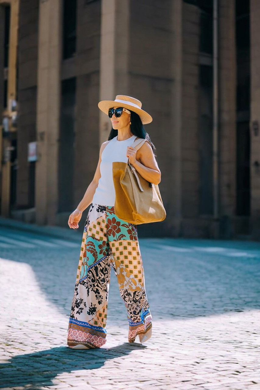 Tank Top & Wide-Leg Pants