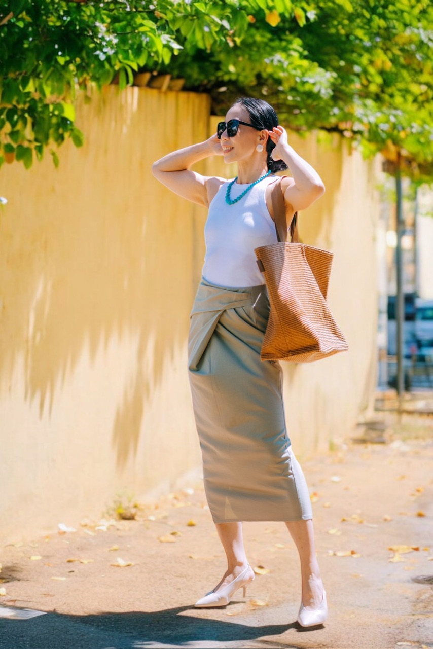 Tank Top & Pencil Skirt