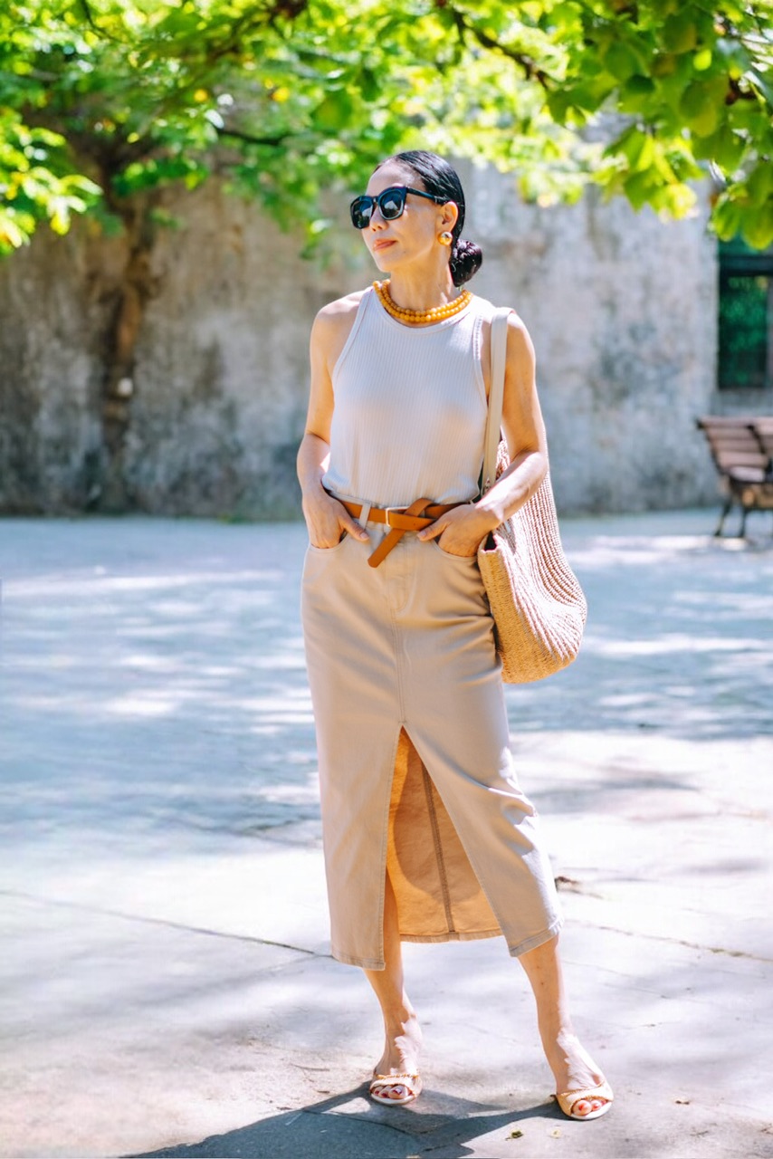 Tank Top & Pencil Skirt